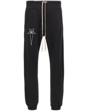 Rick Owens X Champion Katoenen Trainingsbroek - Zwart