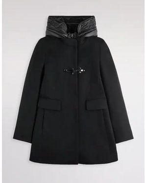 Fay Knebelmantel - Schwarz