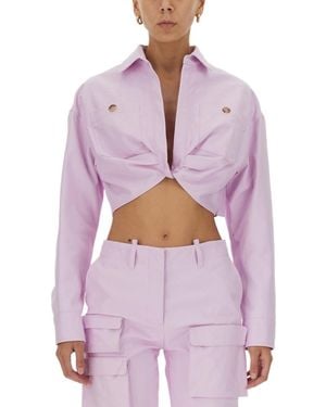 Off-White c/o Virgil Abloh Cotton Jacket - Purple