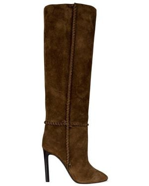 Saint Laurent Mica Boots - Brown