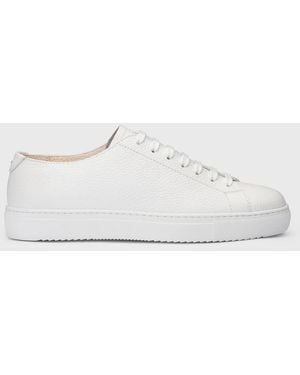 Doucal's Doucal 's Getroffen Lederen Sneaker - Wit