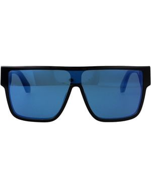 Off-White c/o Virgil Abloh Mask Sonnenbrille Oeri13 JF24 PLA0011045 1045 - Blau