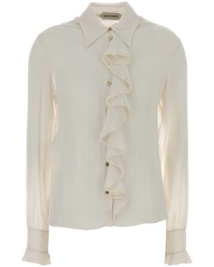 Alberta Ferretti Regular Solid Shirt - White