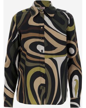 PUCCI Classic Cotton Shirt - Zwart