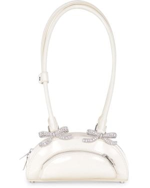 Self-Portrait Self Portrait Handbag Made Of Leather - White