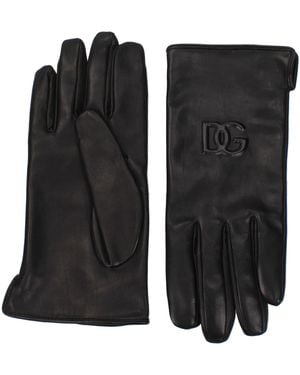 Dolce & Gabbana Dolce&Gabbana Gloves Leather - Black