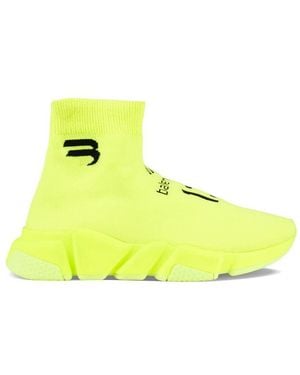 Balenciaga Speed Soccer Sneakers - Gelb