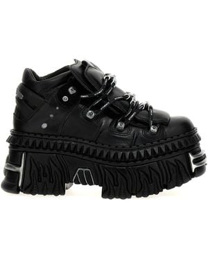 Vetements Velements X New Rock 'Platform' Sneakers - Noir