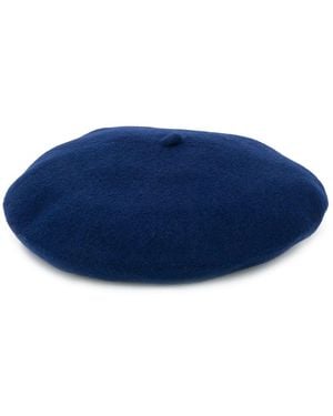 Celine Robert Knitted Beret Hat - Blue