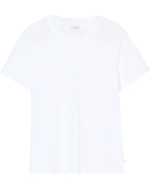 Closed T-Shirt Aus Baumwolle - Weiß