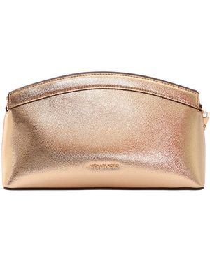 Michael Kors Sm Dome Chn Clutch Xbody - Natur