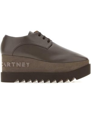 Stella McCartney Mud Alter Mat Elyse Lace Up Shoes - Brown