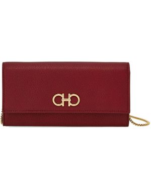 Ferragamo Gancini Portafoglio - Rosso