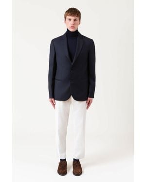 AUTORE Giacca Connery In Lana - Blauw