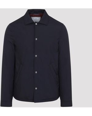 Brunello Cucinelli Chaqueta resistente al agua - Azul