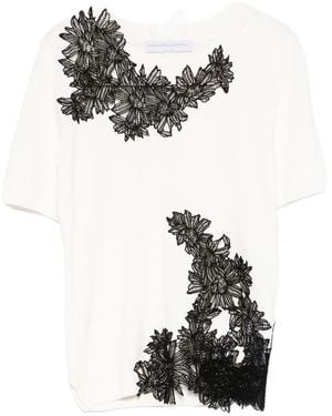 Ermanno Scervino Embroidered Top - Black