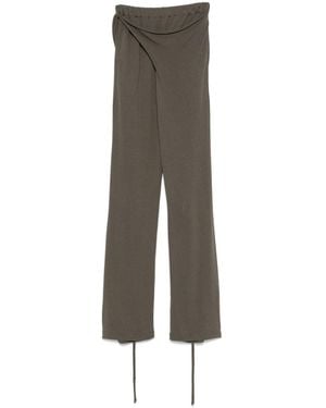OTTOLINGER Linen Blend Trousers - Grey