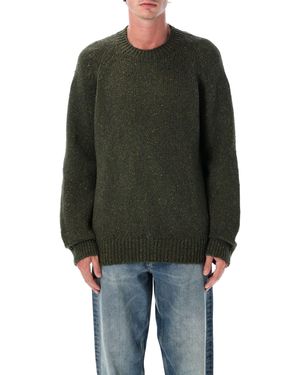 A.P.C. Harris Crewneck Wool Jumper - Grün