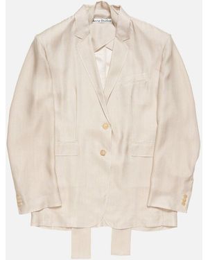 Acne Studios Rw Wn Suit000021 Suit Jackets - White