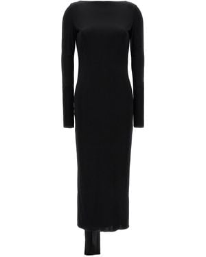 Versace La Vacanza Capsule Long Dress - Black