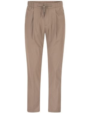Herno Stretch Nylon Trousers - Natural