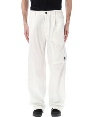 C.P. Company C.P.Company Microreps Cargo Trousers - White