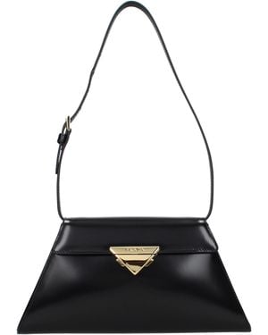 Prada Leather Shoulder Bag - Black