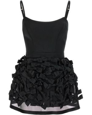 Elisabetta Franchi Bow Dress - Black