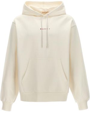 Marni Logo Hoodie - Weiß