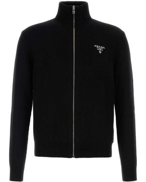 Prada Cashmere Cardigan - Black