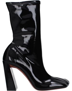 AMINA MUADDI Stivaletti Marine Donna Tessuto Nero - Black