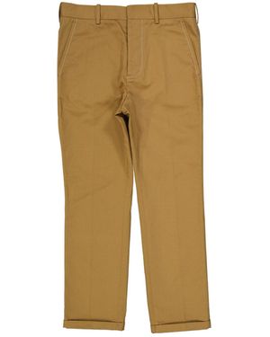 Marni Cotton Slim Pants - Natural