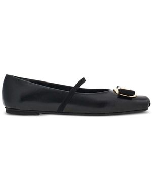 Ferragamo Ballerine New Vara - Nero