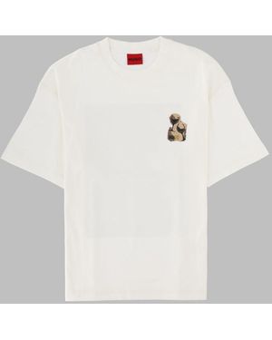 HUGO T-Shirt Con Stampa - White