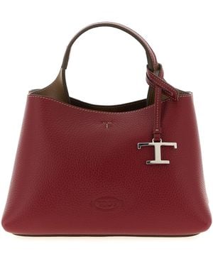 Tod's Micro Leather Handbag - Red