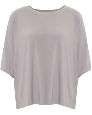 Norma Kamali Boxy T Shirt - Grey