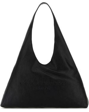 Alexander Wang Leather Large Pike Shoulder Bag - Black