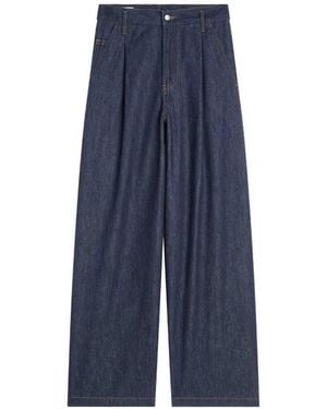 Dries Van Noten Pleated Jeans - Blue