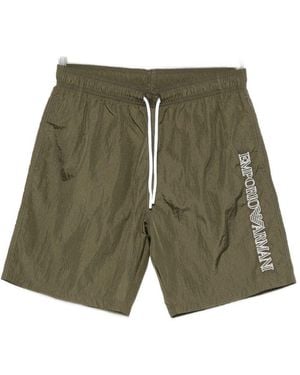 Emporio Armani Logo Swimsuit - Green