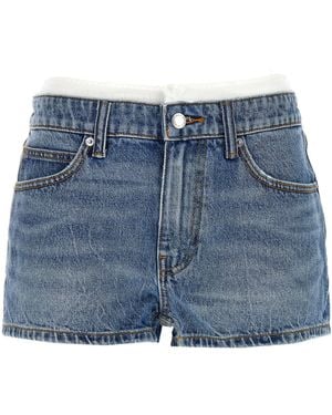 Alexander Wang Denim Shorts - Blauw