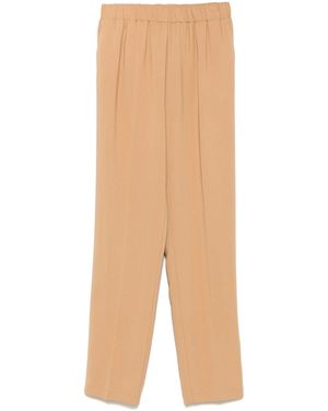 forte_forte Essential Stretch Cady Crepe Trousers Clothing - Natural