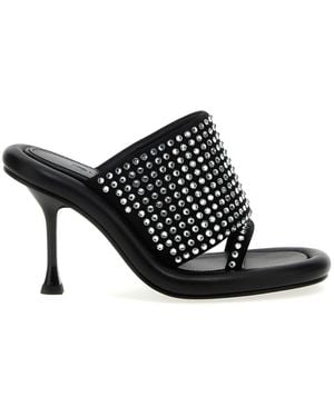 JW Anderson 'bumber Crystal' Muilezels - Zwart