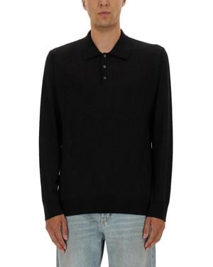 Golden Goose Wool Polo - Black