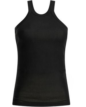 Max Mara Cotton And Silk Tank Top - Black
