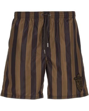 Fendi Crest' Swimsuit - Mehrfarbig