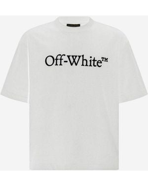 Off-White c/o Virgil Abloh Cotton T Shirt With Logo - White