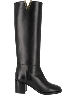 Via Roma 15 Stivale New Semplice Tacco 50 - Black