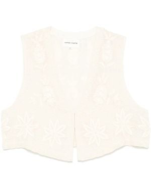 Antik Batik Mahata Weste - Weiß