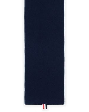 Thom Browne '4 Bar' Marine Kaschmirschal - Blau