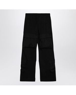 Entire studios Organic Cotton Cargo Trousers - Black